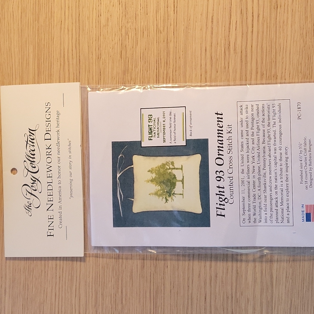 Flight 93 - Counted Cross stitch